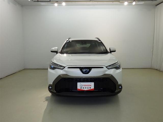 カローラクロス ハイブリッド　Ｚ　衝突被害軽減システム　メモリーナビ　バックカメラ　ＥＴＣ　ドラレコ　ミュージックプレイヤー接続可　電動シート　ハーフレザー　オートクルーズコントロール　ＬＥＤヘッドランプ　スマートキー　キーレス（3枚目）