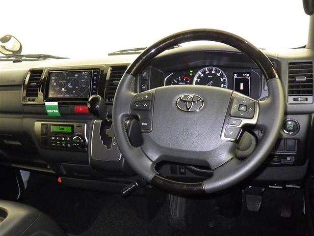 ハイエースバン スーパーＧＬ　ダークプライムＩＩ　衝突被害軽減システム　メモリーナビ　フルセグ　バックカメラ　ＥＴＣ　ドラレコ　ＣＤ　ミュージックプレイヤー接続可　ＤＶＤ再生　ＬＥＤヘッドランプ　スマートキー　キーレス　ディーゼル（7枚目）