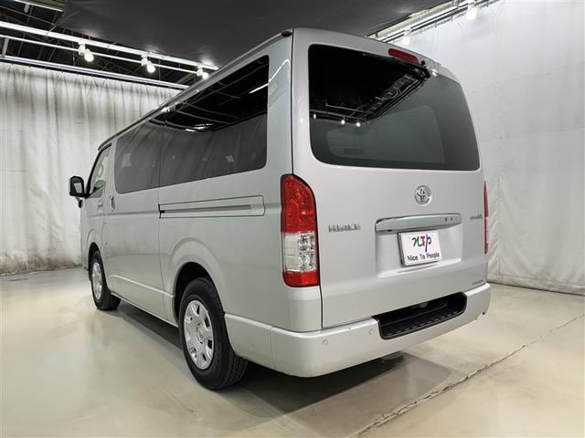 ハイエースバン ロングスーパーＧＬ　衝突被害軽減システム　メモリーナビ　フルセグ　バックカメラ　ＥＴＣ　ドラレコ　ＣＤ　ミュージックプレイヤー接続可　ＤＶＤ再生　ＬＥＤヘッドランプ　両側電動スライド　スマートキー　キーレス　ディーゼル（6枚目）