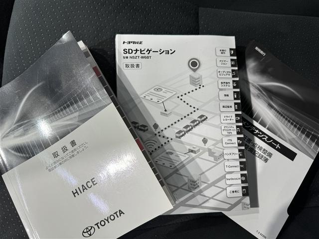 ハイエースバン ロングスーパーＧＬ　衝突被害軽減システム　メモリーナビ　フルセグ　バックカメラ　ＥＴＣ　ドラレコ　ＣＤ　ミュージックプレイヤー接続可　ＤＶＤ再生　ＬＥＤヘッドランプ　両側電動スライド　スマートキー　キーレス　ディーゼル（36枚目）