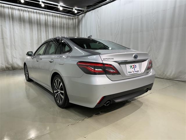 クラウンハイブリッド S Cパッケージ 衝突被害軽減システム メモリーナビ フルセグ バックカメラ ETC ドラレコ CD ミュージックプレイヤー接続可 DVD再生 電動シート オートクルーズコントロール LEDヘッドランプ スマートキー(6枚目)