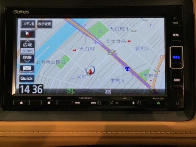 ギャザズナビ搭載です。知らない道も安心ですね！