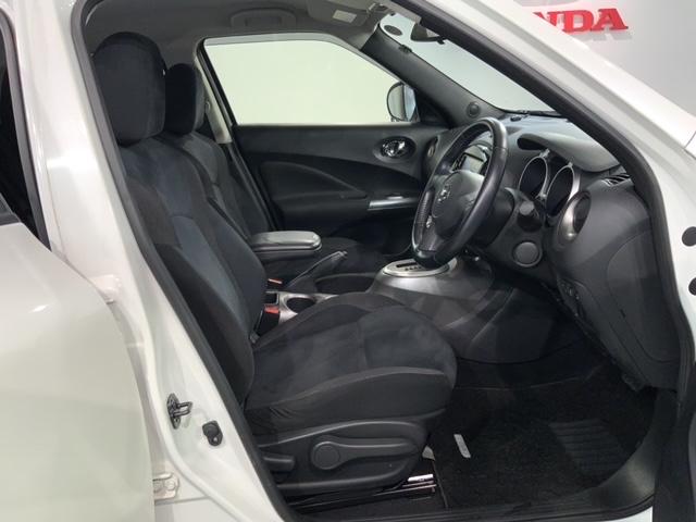 ジューク 15RXタイプV 禁煙 1年保証 ナビ TV Rカメラ CD録音 BTオ-ディオ DVD ドラレコ ETC スマ-トキ- 盗難防止装置 整備記録簿 AAC スペアキ- ドアバイザ- Wエアバッグ 助手席エアバッグ(18枚目)