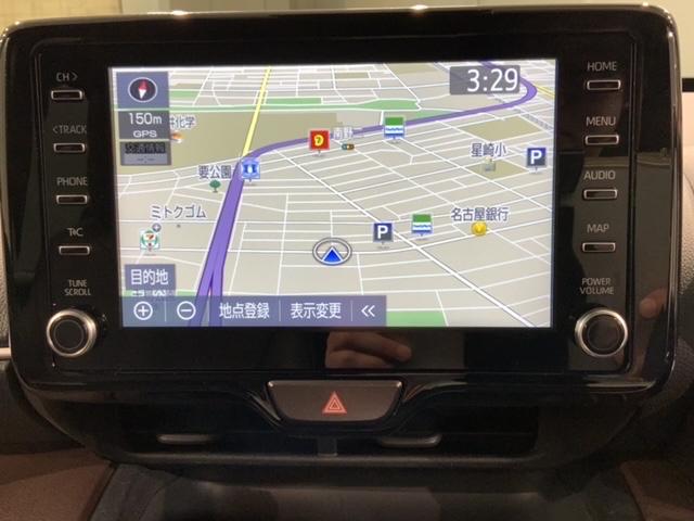 ヤリスクロス ハイブリッドＺ　禁煙　ワンオーナー　純正ナビ　ＴＶ　Ｒカメラ　マルチビュー　ＢＴオ－ディオ　ドラレコ　衝突軽減Ｂ　ＥＴＣ　ＬＥＤライト　横滑り防止　シートヒーター　クルコン　アルミ　スマートキー　盗難防止装置（4枚目）