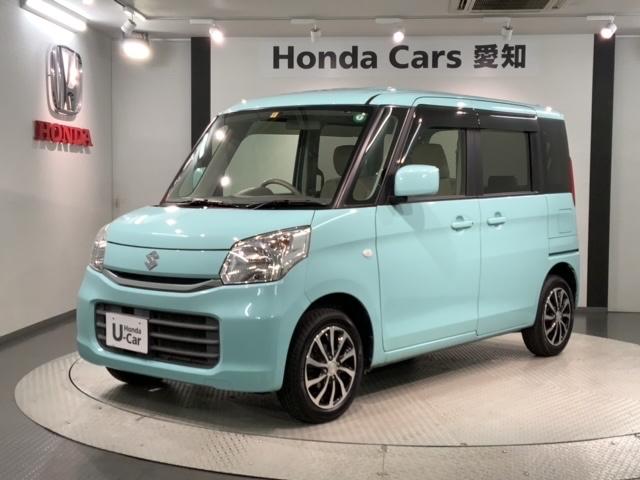 スペーシア Ｇ　１年保証　ナビ　ＴＶ　シートヒーター　ＥＴＣ　アルミ　スマートキー　盗難防止装置　整備記録簿　ＡＡＣ　Ｗエアバッグ　ドアバイザー　ベンチシート　シ－トヒ－タ－　記録簿付き　フルオートエアコン　ＡＢＳ（46枚目）