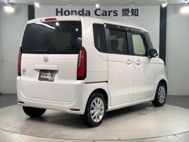 Ｎ－ＢＯＸ ベースグレード　ＨｏｎｄａＳＥＮＳＩＮＧ　最長５年保証　ワンオ－ナ－　ナビＶＸＭ－２４５ＺＦＥｉ　ＴＶ　Ｒカメラ　ＢＴオ－ディオ　ＬＥＤライト　ＶＳＡ　クルコン　スマ－トキ－　盗難防止装置　整備記録簿　ＡＡＣ　禁煙（50枚目）