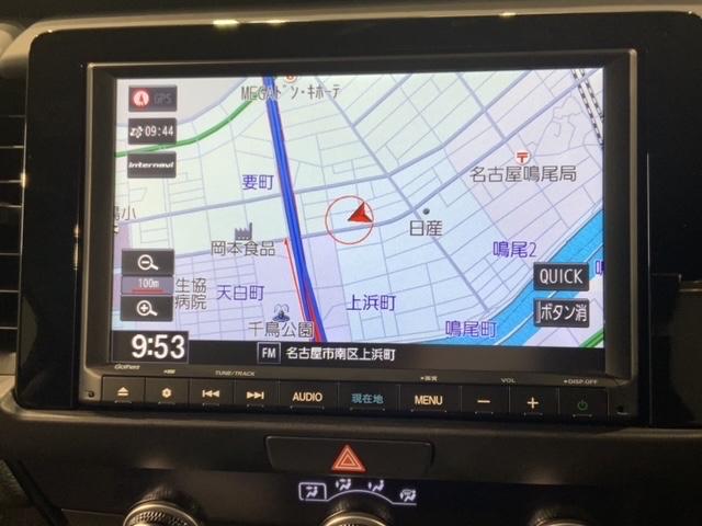 フィット ホーム　ＨｏｎｄａＳＥＮＳＩＮＧ　禁煙　最長５年保証　ナビＶＸＭ－２０５ＶＦＥｉ　ＴＶ　Ｒカメラ　ＢＴオ－ディオ　ＤＶＤ　ＥＴＣ　ＬＥＤライト　ＶＳＡ　クルコン　スマートキー　盗難防止装置　整備記録簿　ＡＢＳ（5枚目）