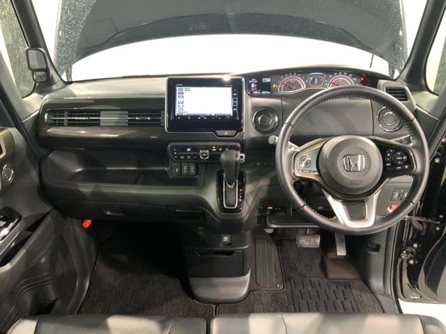 Ｎ－ＢＯＸカスタム Ｇ・Ｌターボホンダセンシング　最長５年保証　ナビＶＸＭ－１９４ＶＦｉ　ＴＶ　Ｒカメラ　ＢＴオ－ディオＤＶＤ　ＥＴＣ　ＬＥＤライト　両側電動ドア　ＶＳＡ　クルコン　アルミ　スマ－トキ－　スペアキ－　盗難防止装置　ＡＡＣ（8枚目）