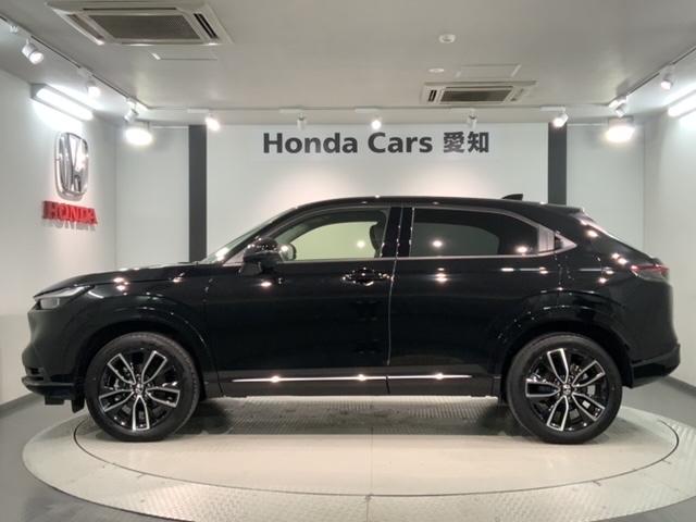 ヴェゼル ｅ：ＨＥＶＺ　ＨｏｎｄａＳＥＮＳＩＮＧ　禁煙　最長５年保証　ワンオ－ナ－　純正ナビＴＶ　Ｒカメラ　ＢＴオ－ディオ　ＥＴＣ　ＬＥＤライト　ＶＳＡ　シ－トヒ－タ－　アルミ　スマ－トキ－　スペアキ－　盗難防止装置　ＬＤＡ（47枚目）