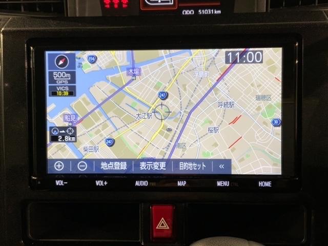 ルーミー Ｇ　最長５年保証　ワンオ－ナ－　純正ナビ　ＴＶ　Ｒカメラ　マルチビュ－　ＣＤ録音　ＢＴオ－ディオ　ＤＶＤ　衝突軽減Ｂ　ドラレコ　ＥＴＣ　ＬＥＤライト　両側電動ドア　横滑り防止　クルコン　スマ－トキ－（3枚目）