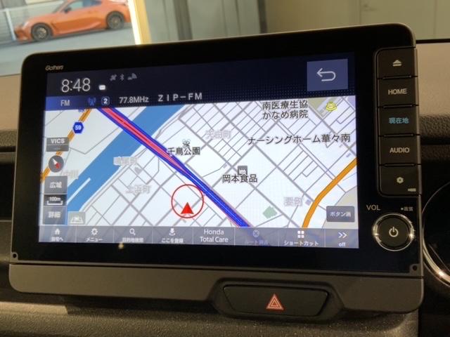 Ｎ－ＢＯＸカスタム ベースグレード　ＨｏｎｄａＳＥＮＳＩＮＧ　試乗禁煙車　ワンオーナー　ナビＬＸＵ－２４２ＮＢｉ　ＴＶ　Ｒカメラ　ＣＤ録音　ＢＴオ－ディオ　ＤＶＤ　シートヒーター　ＥＴＣ　ＬＥＤライト　ＶＳＡ　クルコン　アルミ（6枚目）