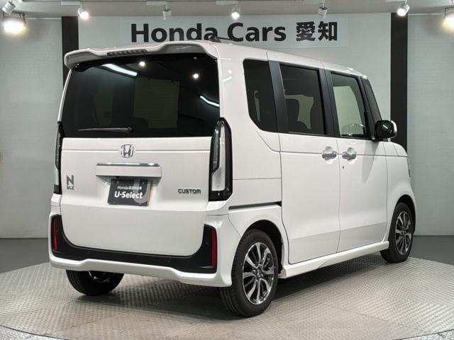 Ｎ－ＢＯＸカスタム ベースグレード　Ｈ　ＳＥＮＳＩＮＧ　新車保証　試乗車　ワンオ－ナ－　ナビＬＸＵ－２４２ＮＢｉ　ＴＶ　Ｒカメラ　ＣＤ録音　ＢＴオ－ディオ　ＤＶＤ　シ－トヒ－タ－　ＥＴＣ　ＬＥＤライト　ＶＳＡ　クルコン　アルミ　ＡＡＣ（50枚目）