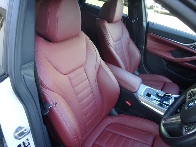 i4 eDrive 40 Mスポーツ ハイラインパッケージ コンフォートパッケージ ハイラインパッケージ 赤レザーシート シートヒーター 電動テールゲート 純正ETC 純正バックカメラ 純正ナビ 禁煙車 2年保証(12枚目)