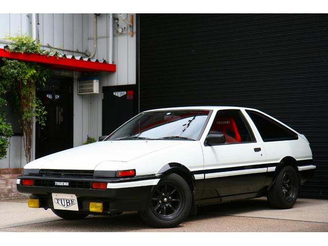 スプリンタートレノ ＧＴ－Ｖ　前期１型・フロントラルグス車高調・リア社外足廻り・フジツボマフラー・フジツボＥＸマニ・ＬＳＤ・ＰＩＡＡフォグランプ・イタルボランテステアリング・１型ドアミラー・１型横置きリアワイパー・ＥＴＣ（5枚目）