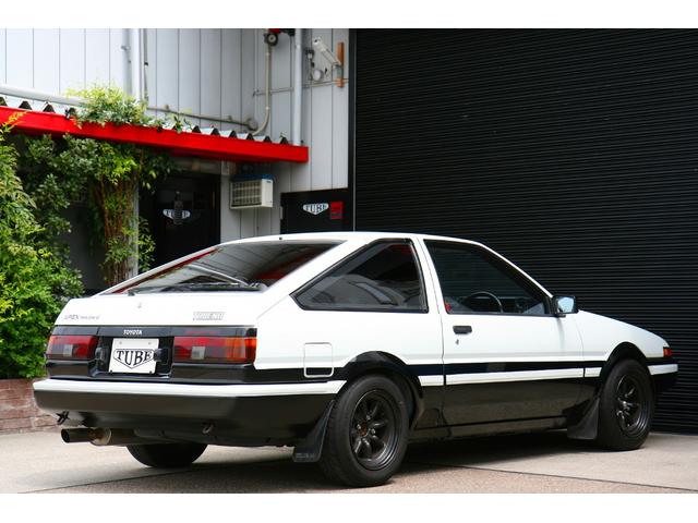 スプリンタートレノ ＧＴ－Ｖ　前期１型・フロントラルグス車高調・リア社外足廻り・フジツボマフラー・フジツボＥＸマニ・ＬＳＤ・ＰＩＡＡフォグランプ・イタルボランテステアリング・１型ドアミラー・１型横置きリアワイパー・ＥＴＣ（7枚目）