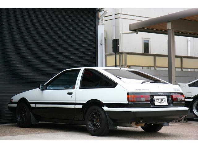 スプリンタートレノ ＧＴ－Ｖ　前期１型・フロントラルグス車高調・リア社外足廻り・フジツボマフラー・フジツボＥＸマニ・ＬＳＤ・ＰＩＡＡフォグランプ・イタルボランテステアリング・１型ドアミラー・１型横置きリアワイパー・ＥＴＣ（8枚目）