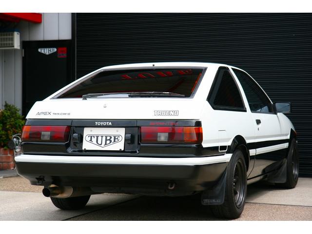 スプリンタートレノ ＧＴ－Ｖ　前期１型・フロントラルグス車高調・リア社外足廻り・フジツボマフラー・フジツボＥＸマニ・ＬＳＤ・ＰＩＡＡフォグランプ・イタルボランテステアリング・１型ドアミラー・１型横置きリアワイパー・ＥＴＣ（9枚目）