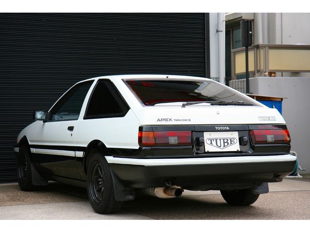 スプリンタートレノ ＧＴ－Ｖ　前期１型・フロントラルグス車高調・リア社外足廻り・フジツボマフラー・フジツボＥＸマニ・ＬＳＤ・ＰＩＡＡフォグランプ・イタルボランテステアリング・１型ドアミラー・１型横置きリアワイパー・ＥＴＣ（10枚目）