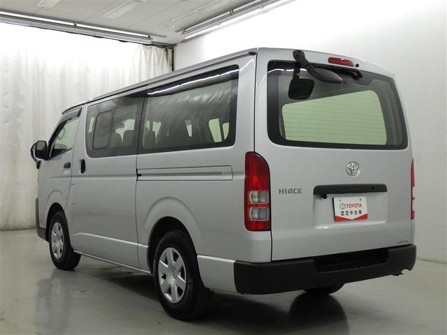 ハイエースバン ＤＸ　衝突被害軽減システム　メモリーナビ　フルセグ　バックカメラ　ＥＴＣ　ドラレコ　ＣＤ　ミュージックプレイヤー接続可　ＤＶＤ再生　ＬＥＤヘッドランプ　乗車定員６人　キーレス　ディーゼル　ワンオーナー（4枚目）