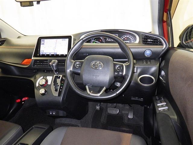 シエンタ ハイブリッドＧ　クエロ　衝突被害軽減システム　メモリーナビ　フルセグ　バックカメラ　ＥＴＣ　ドラレコ　ＣＤ　ＤＶＤ再生　オートクルーズコントロール　ＬＥＤヘッドランプ　両側電動スライド　乗車定員７人　３列シート　スマートキー（8枚目）