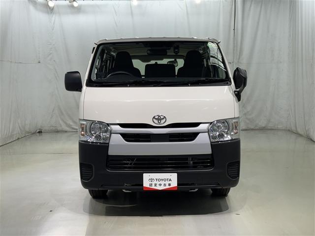 ハイエースバン ロングDX 衝突被害軽減システム メモリーナビ フルセグ バックカメラ ETC ドラレコ CD ミュージックプレイヤー接続可 DVD再生 LEDヘッドランプ 乗車定員6人 キーレス ワンオーナー(2枚目)