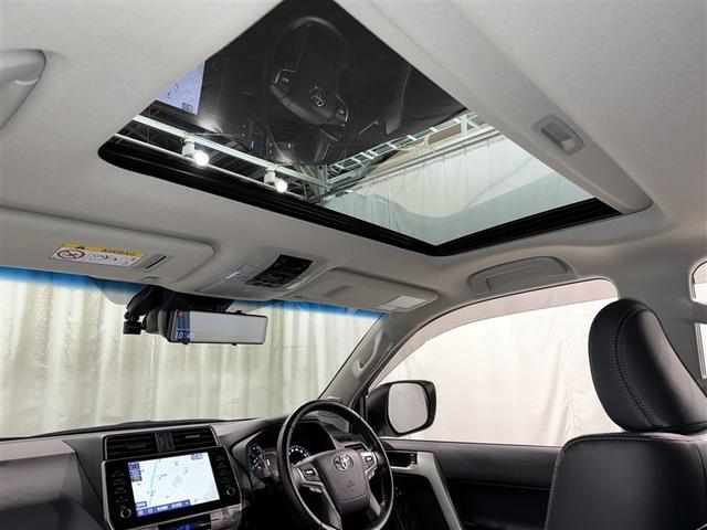 ランドクルーザープラド ＴＸ　Ｌパッケージ　衝突被害軽減システム　メモリーナビ　バックカメラ　ＥＴＣ　ドラレコ　ＣＤ　ミュージックプレイヤー接続可　ＤＶＤ再生　サンルーフ　電動シート　オートクルーズコントロール　ＬＥＤヘッドランプ　乗車定員７人（10枚目）