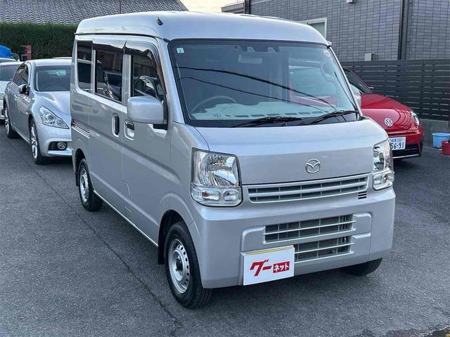 スクラム ＰＣ　ワンオーナー　軽バン　ＭＴ　衝突被害軽減システム　クリアランスソナー　レーンアシスト　ＥＴＣ　ナビ　ＴＶ　バックカメラ　両側スライドドア　キーレスエントリー　電動格納ミラー　オートライト　ＥＳＣ（5枚目）