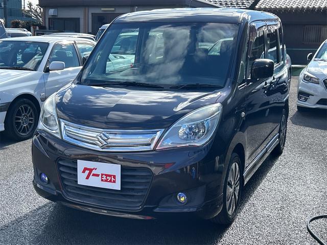 ソリオ Ｘ　ＥＴＣ　バックカメラ　ナビ　ＴＶ　両側スライド・片側電動　スマートキー　電動格納ミラー　ＣＶＴ　アルミホイール　ＣＤ　ＤＶＤ再生　ＵＳＢ　ミュージックプレイヤー接続可　盗難防止システム　衝突安全ボディ（2枚目）