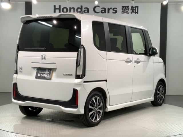 Ｎ－ＢＯＸカスタム ベースグレード　ＨｏｎｄａＳＥＮＳＩＮＧ新車保証試乗禁煙車　追突軽減ブレーキ　Ｂカメ　スマキー　ＬＥＤライト　オートエアコン　前席シートヒーター　クルーズコントロール　ＥＴＣ　ＥＳＣ　サイドカーテンエアバック　地デジ（49枚目）