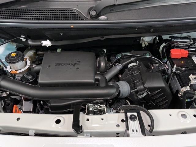 Ｎ－ＢＯＸ ベースグレード　ＨｏｎｄａＳＥＮＳＩＮＧ新車保証試乗禁煙車　パワーウインドー　衝突被害軽減　バックカメラ付　インテリキー　横滑り防止機能　両側スライド片側電動ドア　オートエアコン　ＬＥＤライト　盗難防止装置　フルセグ（44枚目）