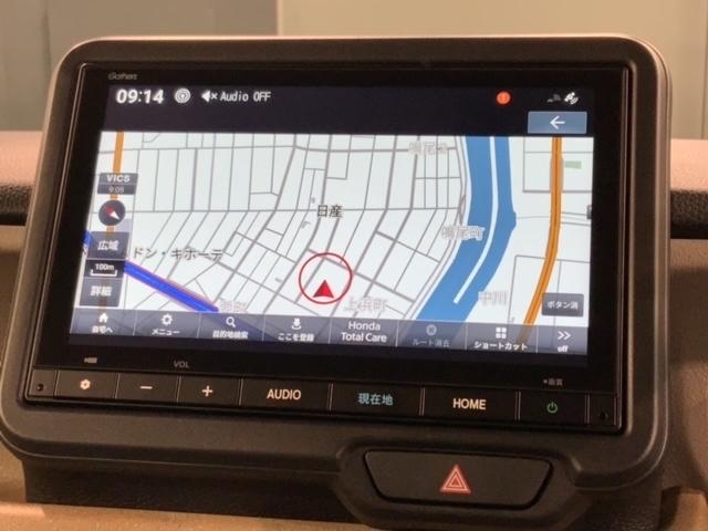Ｎ－ＢＯＸ ベースグレード　ＨｏｎｄａＳＥＮＳＩＮＧ新車保証試乗禁煙車　パワーウインドー　衝突被害軽減　バックカメラ付　インテリキー　横滑り防止機能　両側スライド片側電動ドア　オートエアコン　ＬＥＤライト　盗難防止装置　フルセグ（5枚目）