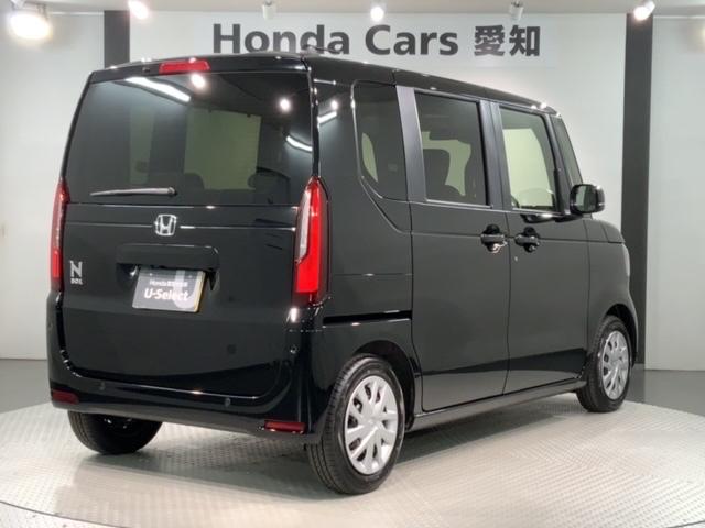 Ｎ－ＢＯＸ ベースグレード　ＨｏｎｄａＳＥＮＳＩＮＧ新車保証試乗禁煙車　パワーウインドー　衝突被害軽減　バックカメラ付　インテリキー　横滑り防止機能　両側スライド片側電動ドア　オートエアコン　ＬＥＤライト　盗難防止装置　フルセグ（50枚目）