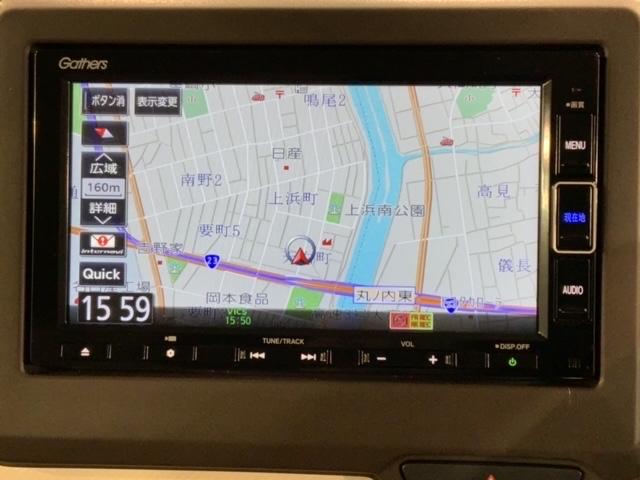 Ｎ－ＢＯＸ Ｌ・ターボ・スロープ　ＨｏｎｄａＳＥＮＳＩＮＧ　最長５年保証　禁煙　ワンオ－ナ－　ナビ　バックカメラ　Ｂｌｕｅｔｏｏｔｈ　音楽録音　フルセグＴＶ　ＤＶＤ　両側電動スライドドア　ＥＴＣ　シ－トヒ－タ－　サイドカ－テンＳＲＳ（6枚目）