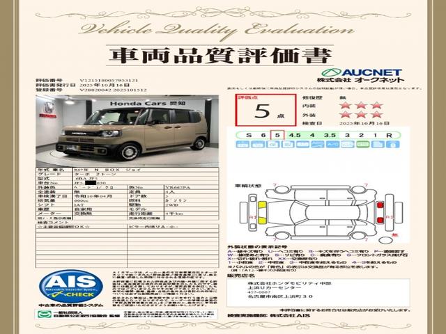 Ｎ－ＢＯＸジョイ ターボ　ＨｏｎｄａＳＥＮＳＩＮＧ　禁煙　試乗車　アクティブフェイスパッケ－　ジ　最長５年保証　８型ナビ　バックカメラ　Ｂｌｕｅｔｏｏｔｈ　フルセグＴＶ　両側電動スライドドア　ＥＴＣ　シ－トヒ－タ－（3枚目）