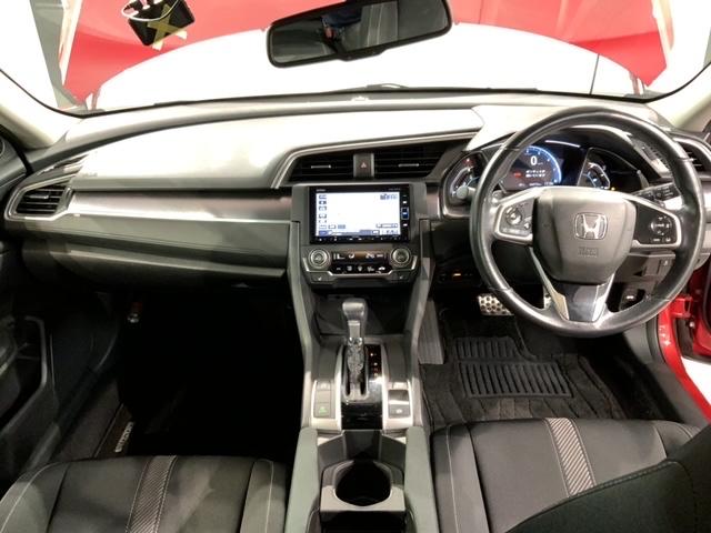 シビック セダン H SENSING 最長5年保証 ワンオ-ナ- ナビVXM-194VFi TV Rカメラ BTオ-ディオDVD ETC LEDライト VSA シ-トヒ-タ- クルコン アルミ スマ-トキ- スペアキ-(9枚目)