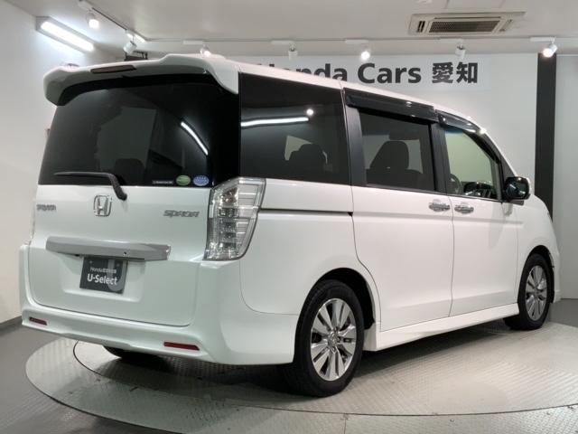 ステップワゴンスパーダ Z 禁煙 大型ナビ 後席モニタ- バックカメラ Bluetooth 音楽録音 フルセグTV/ DVD再生 両側電動スライドドア ETC HIDヘッドライト ドアバイザ- フロアマット 整備記録簿(50枚目)