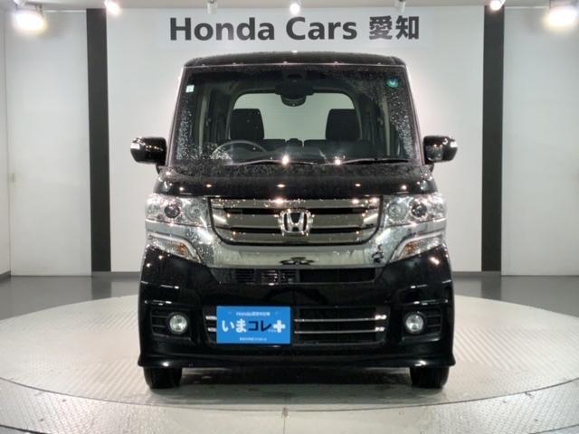 N-BOXカスタム G・Lパッケージ 禁煙 ワンオ-ナ- ナビ バックカメラ Bluetooth 音楽録音 フルセグTV DVD再生 衝突軽減ブレ-キ 両側電動スライドドア ETC サイドカ-テンSRS ドアバイザ- フロアマット 記録簿(53枚目)