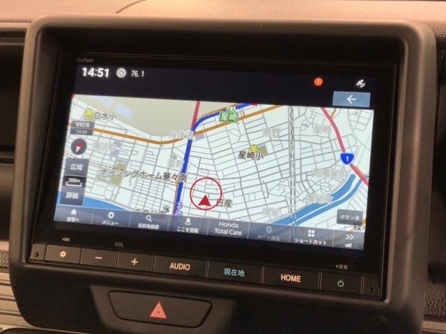 Ｎ－ＶＡＮ ファン　Ｈ　ＳＥＮＳＩＮＧ　新車保証　試乗車　ワンオ－ナ－　ナビＶＸＭ－２４５ＺＦＥｉ　ＴＶ　Ｒカメラ　ＢＴオ－ディオ　ＥＴＣ　ＬＥＤライト　ＶＳＡ　スマ－トキ－　スペアキー　盗難防止装置　整備記録簿　ＡＡＣ（6枚目）