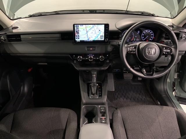 ヴェゼル G H SENSING 新車保証 試乗車 ワンオ-ナ- ナビVXU-245VZi TV Rカメラ CD録音 BTオ-ディオ DVD ETC LEDライト VSA アルミ スマ-トキ- スペアキー AAC(9枚目)