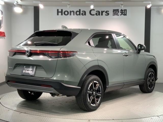 ヴェゼル G H SENSING 新車保証 試乗車 ワンオ-ナ- ナビVXU-245VZi TV Rカメラ CD録音 BTオ-ディオ DVD ETC LEDライト VSA アルミ スマ-トキ- スペアキー AAC(50枚目)