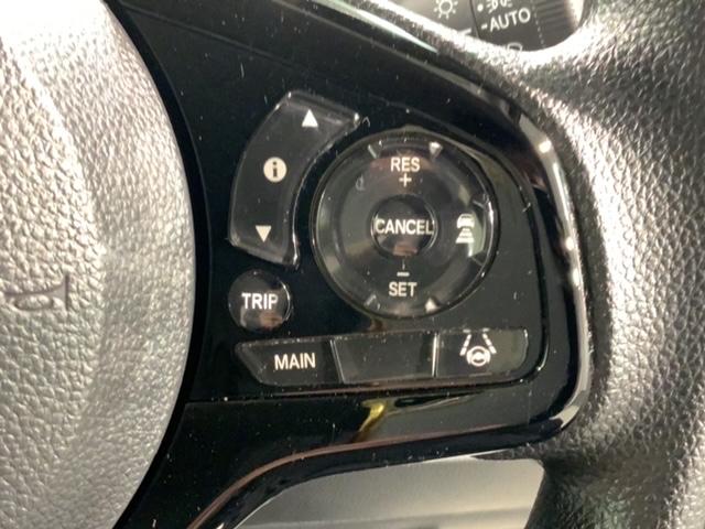 クルーズコントロールを装備しています。高速道路などで一定の速度で走ってくれるので運転が楽ですよ！速度を設定できますので、スピードの出しすぎにも注意できます。