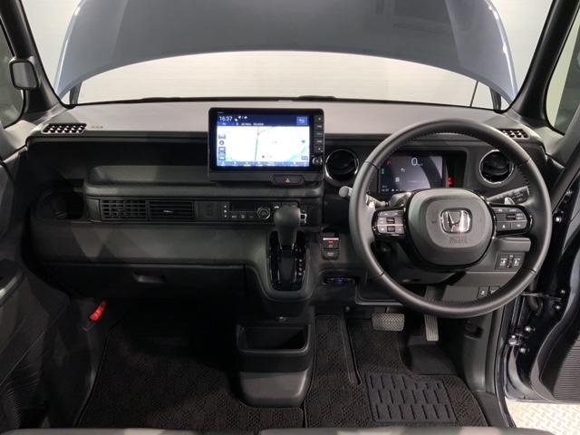 N-BOXカスタム ターボ SENSING 最長5年保証 禁煙試乗車 9inナビ TV Rカメラ CarPlay AndroidAuto Bluetooth CDDVD シートヒーター ETC 両側電動ドア パーキングセンサー(9枚目)