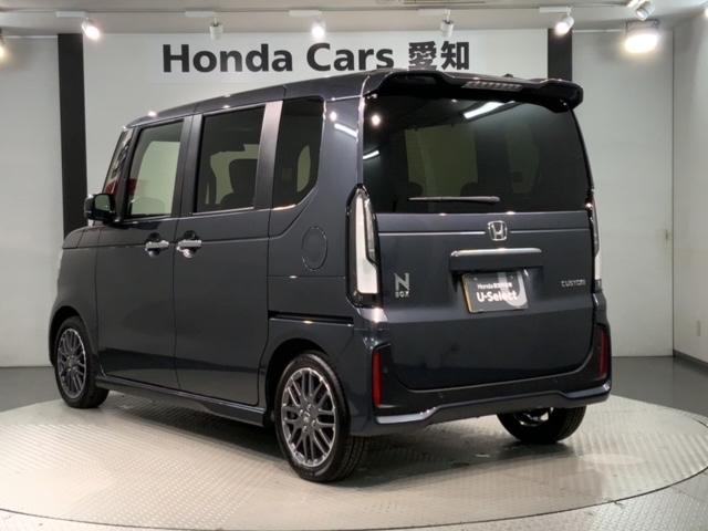N-BOXカスタム ターボ SENSING 最長5年保証 禁煙試乗車 9inナビ TV Rカメラ CarPlay AndroidAuto Bluetooth CDDVD シートヒーター ETC 両側電動ドア パーキングセンサー(48枚目)