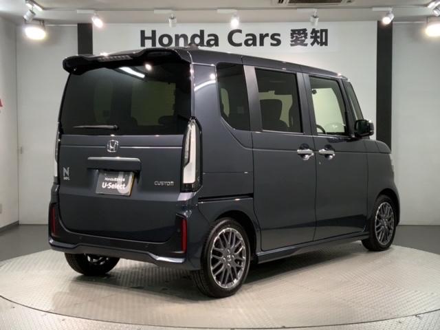 N-BOXカスタム ターボ SENSING 最長5年保証 禁煙試乗車 9inナビ TV Rカメラ CarPlay AndroidAuto Bluetooth CDDVD シートヒーター ETC 両側電動ドア パーキングセンサー(50枚目)
