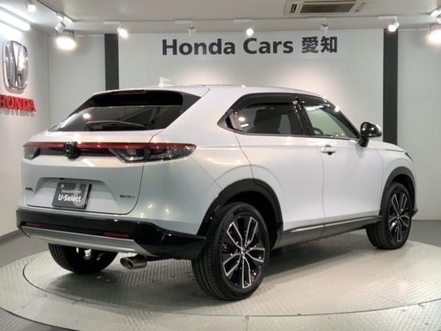 ヴェゼル ｅ：ＨＥＶＺ　ＳＥＮＳＩＮＧ　最長５年保証　禁煙　１オ－ナ－　純正９ｉｎナビ　ＴＶ　ＲカメラＣａｒＰｌａｙ　マルチビュ－　Ｂｌｕｅｔｏｏｔｈ　ドラレコ前後　ＥＴＣ２．０　シ－トヒ－タ－　パーキングセンサー　ＢＳＩ（50枚目）