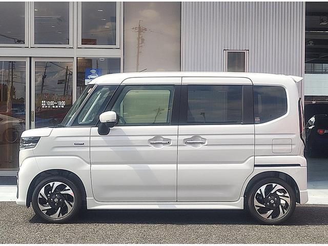 スペーシアカスタム ハイブリッドＸＳ　☆両側パワースライドドア☆全方位モニター付メモリーナビ☆スズキセーフティサポート☆ＬＥＤヘッドランプ☆スマートキー☆アイドリングストップ☆前席シートヒーター☆スリムサーキュレーター☆アルミホイール☆（6枚目）