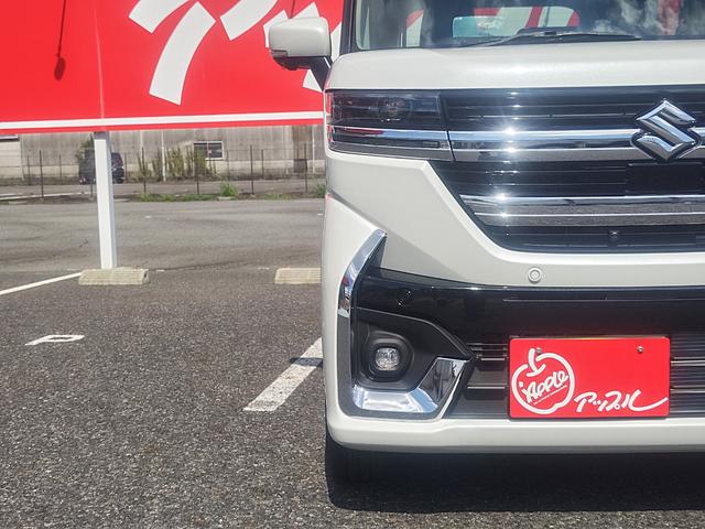 スペーシアカスタム ハイブリッドＸＳ　☆両側パワースライドドア☆全方位モニター付メモリーナビ☆スズキセーフティサポート☆ＬＥＤヘッドランプ☆スマートキー☆アイドリングストップ☆前席シートヒーター☆スリムサーキュレーター☆アルミホイール☆（36枚目）