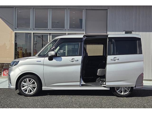 ソリオ ハイブリッドMZ 両側パワースライドドア デュアルカメラブレーキサポート 全方位モニター付メモリーナビ LEDヘッド クルーズコントロール アイドリングストップ 前席シートヒーター ドラレコ アルミホイール 1オーナー(5枚目)