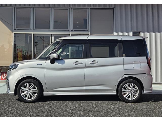 ソリオ ハイブリッドMZ 両側パワースライドドア デュアルカメラブレーキサポート 全方位モニター付メモリーナビ LEDヘッド クルーズコントロール アイドリングストップ 前席シートヒーター ドラレコ アルミホイール 1オーナー(6枚目)