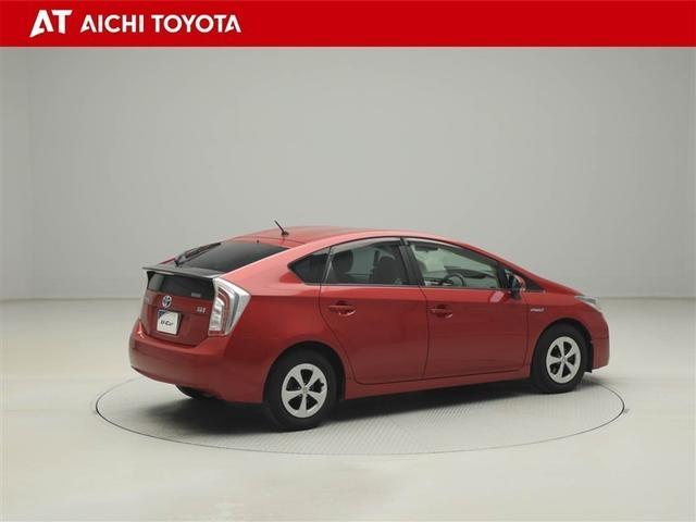 プリウス S Bモニタ- フルセグ地デジ AUX接続可 インテリキー デュアルエアバック エアB イモビライザー DVD再生可能 ワンオーナー車 ナビTV AUTOエアコン 横スベリ防止 アルミホイール ETC装備(6枚目)